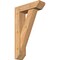 Ekena Millwork Traditional Slat Smooth Bracket w/ Offset Brace, Western Red Cedar, 5 1/2"W x 18"D x 30"H BKT0604X18X30TRA06SWR - alternate 1